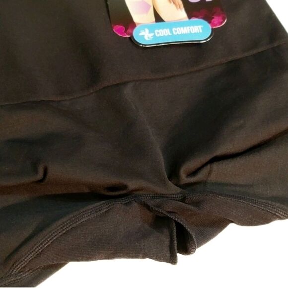 Maidenform Cool Comfort Firm Hi Waist Thigh Slimmer Shapewear 12622 Black NWT - Picture 13 of 16